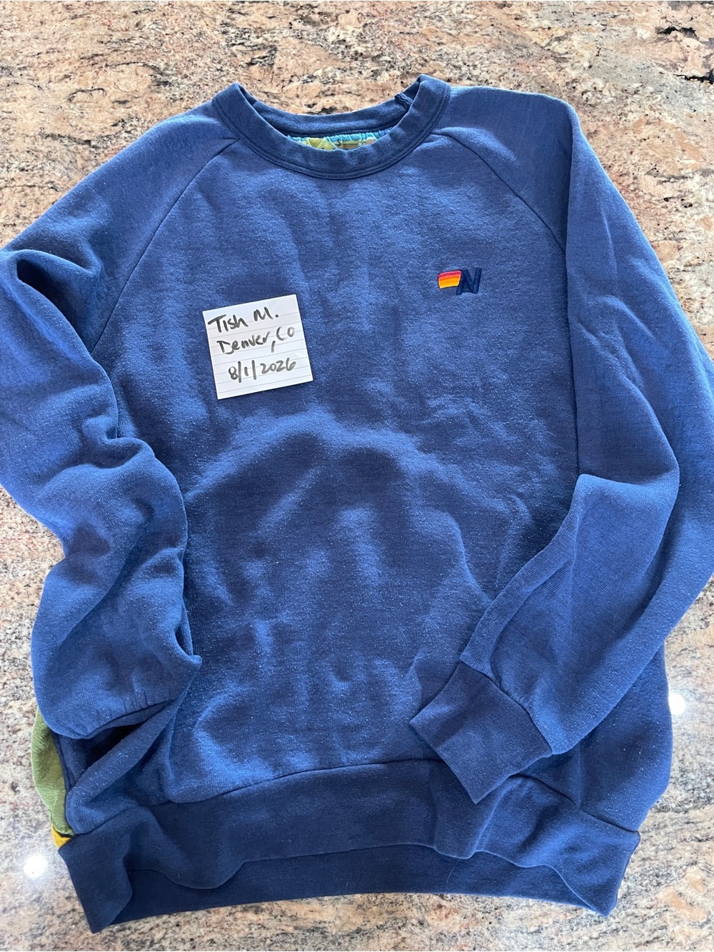 Aviator Nation Vintage Starburst or Sunburst Stitch Sweatshirt - Picture 3 of 3